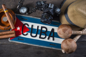 Travel to Cuba, vintage items overhead